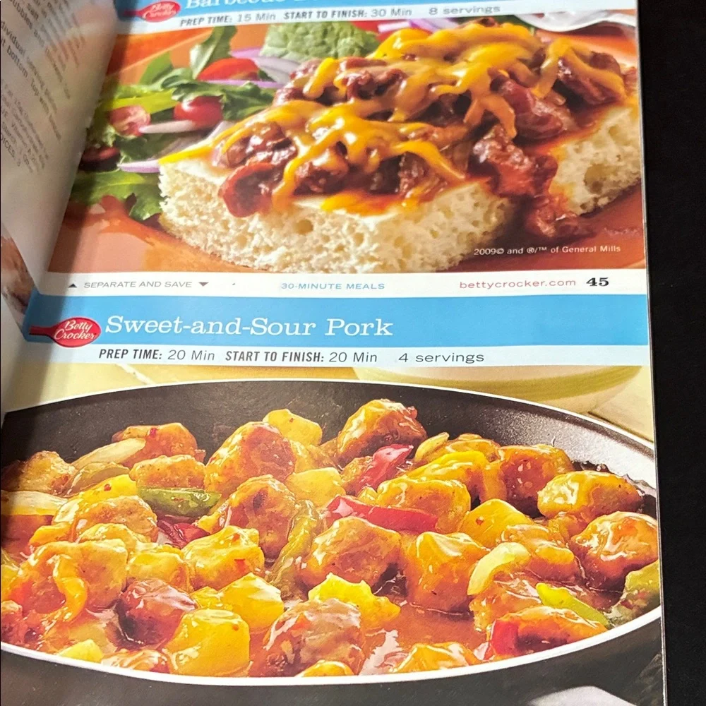 Vintage set of four assorted cookbook magazines